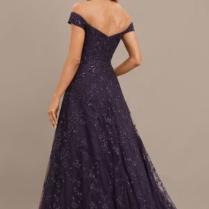 JJs House Deep Purple Backless Dress